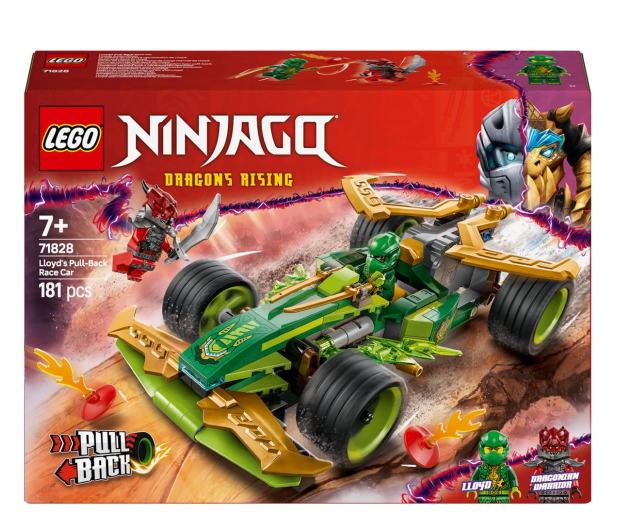 LEGO NINJAGO Samochód wyścigowy Lloyda 71828 - 1298092 - zdjęcie